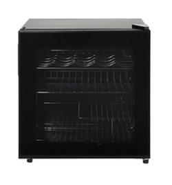 Lec DF50B Wine and Beer Fridge, Black